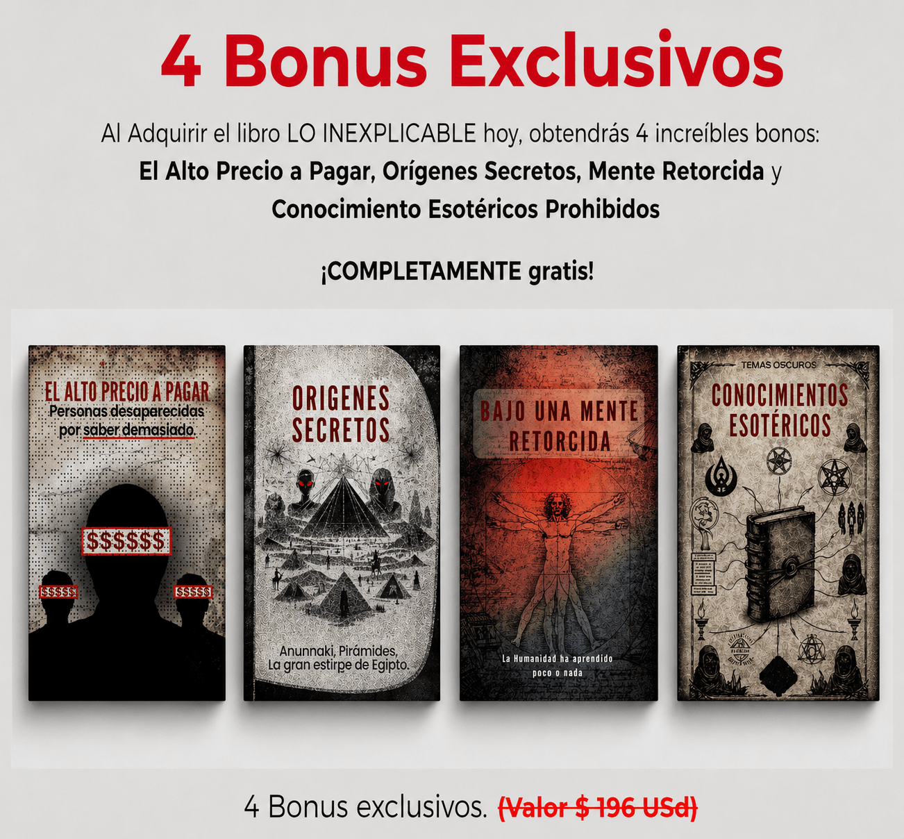 4 Bonos Exclusivos